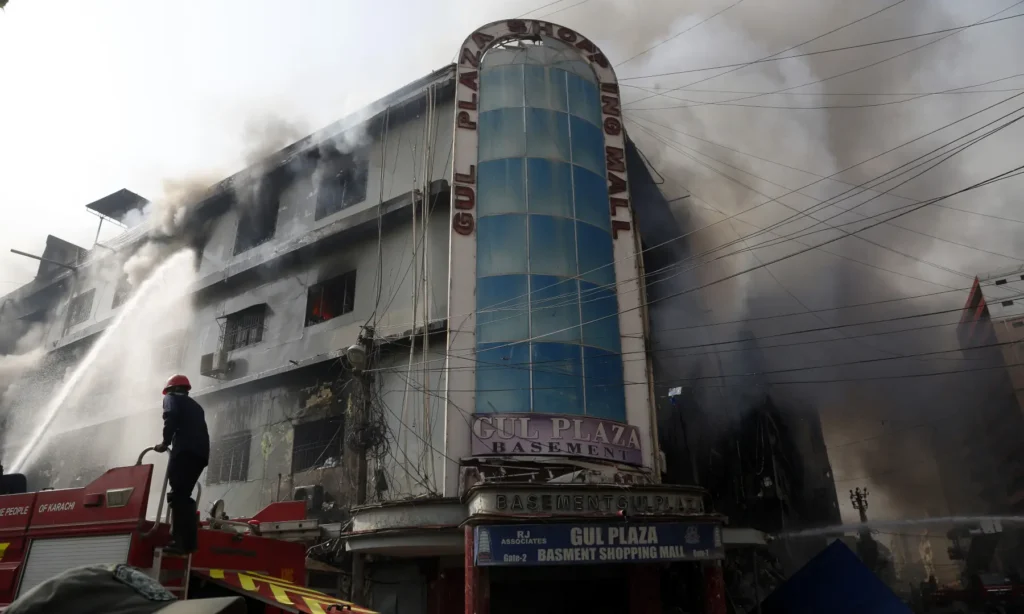Gul Plaza Fire Tragedy Deepens Karachi’s Grief Death Toll Rises to 23, 65 Still Missing After Deadly Blaze
